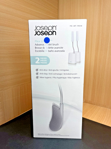 Joseph Toilet Brush Joseph Joseph Flex Lite Plastic, Stainless Steel White