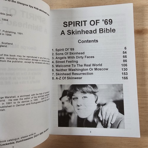 Spirit Of 69 A Skinhead Bible 1994 Edition George Marshall Skinheads Skins - Picture 8 of 9