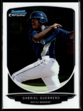 2013 Bowman Chrome #BCP91 Gabriel Guerrero Mariners
