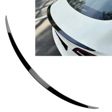 1pc Rear Trunk Spoiler Wing Fit For Tesla Model 3 2017-23 Glossy Black ABS US