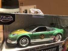 Green Ranger Mighty Morphin Power Rangers 2002 Honda NSX Type-R 1:32 Jada MMPR