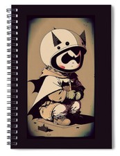 Young Bat Spiral Notebook Blank Notebook Lined Journal 8 X 6 Notebook