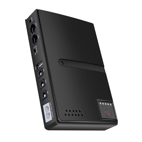 Fuente de Alimentación Ininterrumpida 15V 24V POE 5V 9V 12V USB 18W DC UPS Batería de Respaldo - Imagen 7 de 30