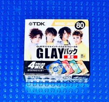 MD    TDK MUSIC JACK 80 GLAY  4 PACK  BLANK MINI DISCS  4  SEALED 