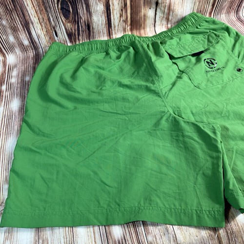 NEW Nautica Mens Size XXL Green Swim Shorts Trunks Swim Bathing Suit Beach NJC - Picture 6 of 13