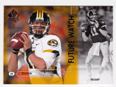 2011 SP Authentic Future Watch Insert #161 RC Blaine Gabbert Missouri Tigers