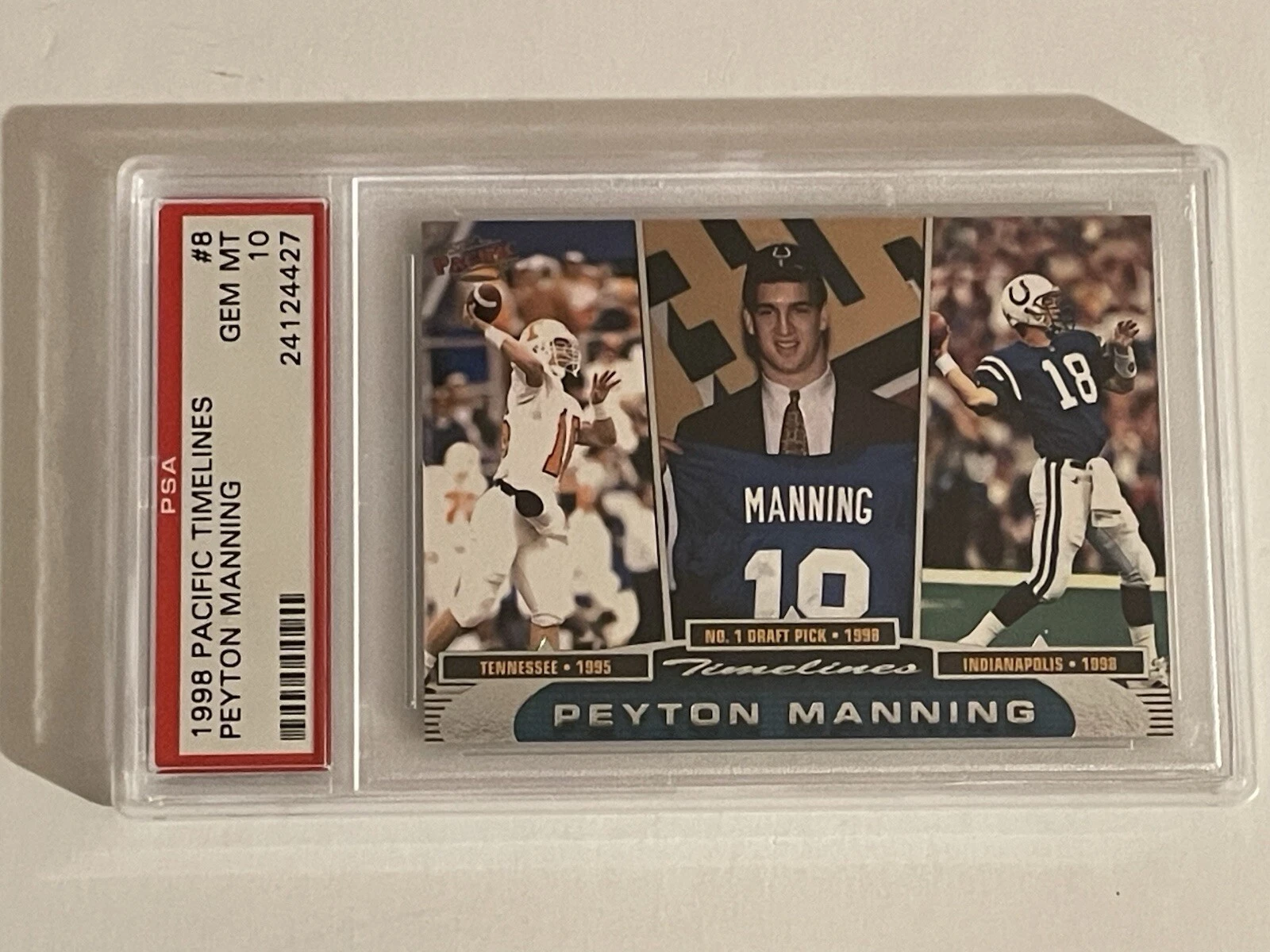 Peyton Manning Pacific Timelines #8 Base