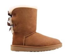 UGG 1016225 Women Bailey Bow II Chestnut Winter Boot Size 7