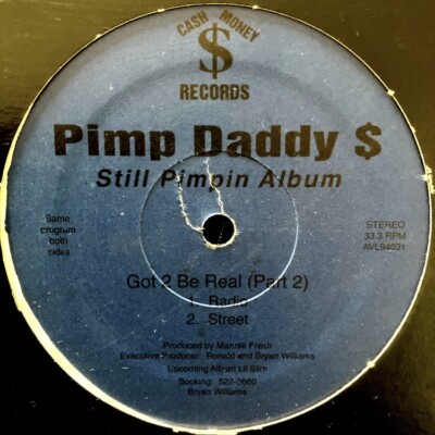 PIMP DADDY Cash Money Records gangsta rap bounce NOLA Mega rare