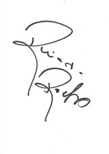 Ricardo Rocha world champion Brazil autograph signed 10x15 cm index card