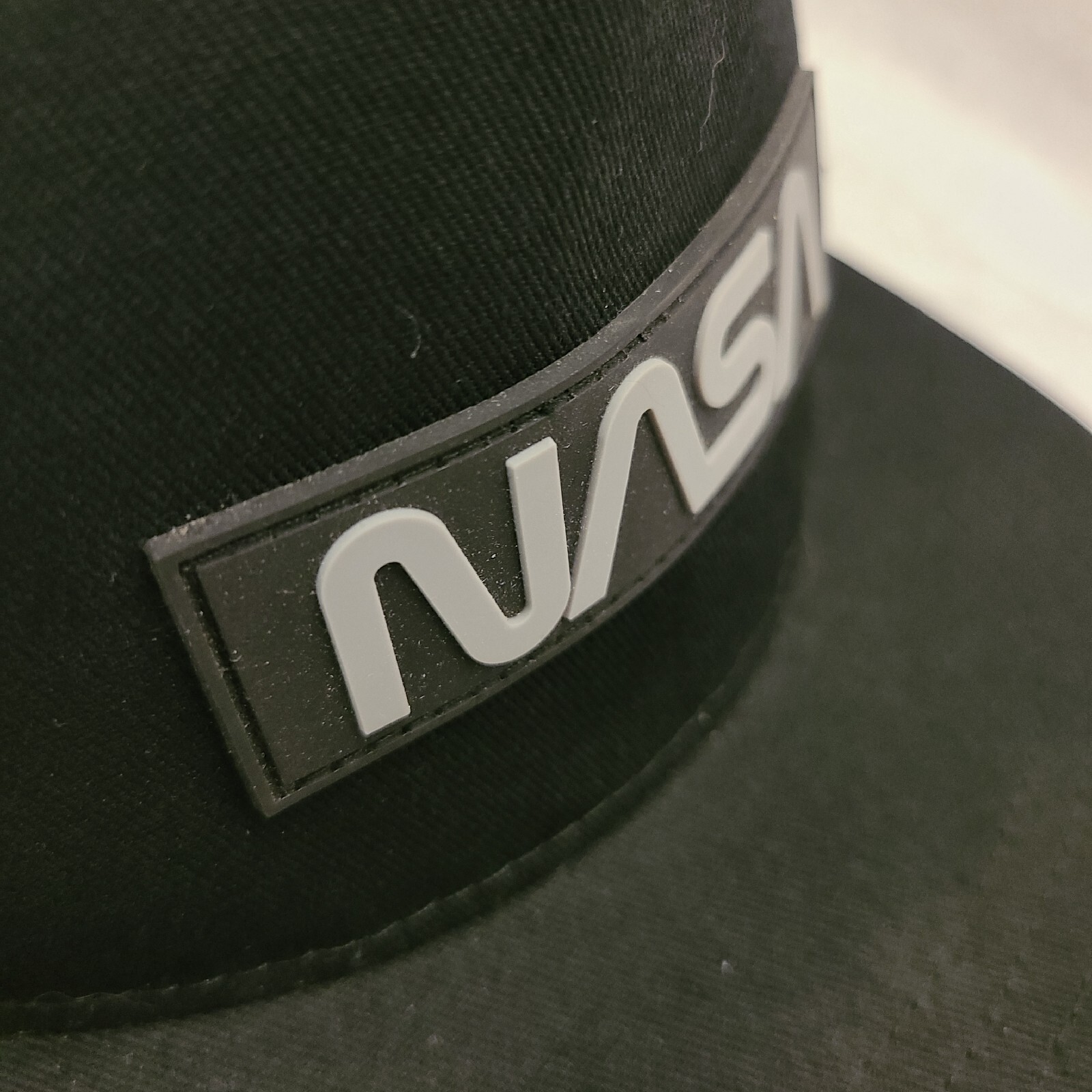 NASA snapback hat view Earth underside Black cap … - image 2