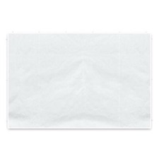 2 Seitenteile weiß für Pavillon Partyzelt ohne Fenster PE 100 g/m² Seitenplane