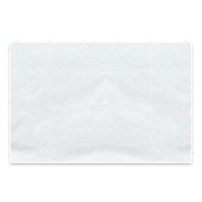 2 Seitenteile weiß für Pavillon Partyzelt ohne Fenster PE 100 g/m² Seitenplane