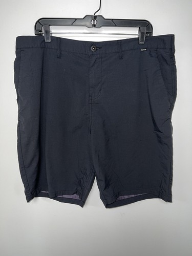 Hurley Nike DriFit Shorts Mens Charcoal Size 38 Dri-Fit Golf Walking Dark Gray - Picture 2 of 18