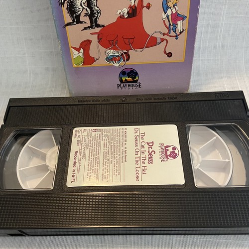 Dr. Seuss The Cat In The Hat/Seuss On The Loose VHS 1985 - Picture 9 of 10