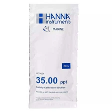 Hanna Instruments 35 ppt Salinity Calibration Solution Packs HI70024P
