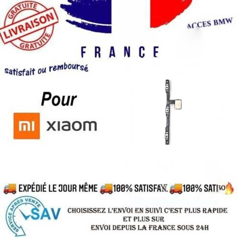 Nappe On/Off pour Xiaomi Mi MIX 2S - Photo 1/1