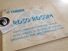 Yamaha RD50M RD50 M additif  worshop manuel atelier 2L5 2E0 2L6 2E3 2L8 353 78