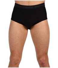 ExOfficio L81448 Mens Black Give-N-Go Elastic Waist Stretch Brief Size S