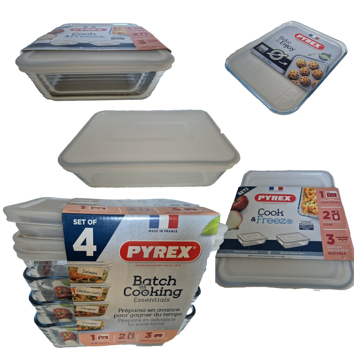 Food Storage Containers Pyrex Temperature Range Rectangular Heat