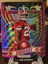 2021 Panini Prizm Draft Picks Najee Harris RC Purple Wave Rookie #172 Steelers