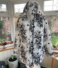 Black & White Jacket With Removable Hood. Bnwt From Finesse Size 12