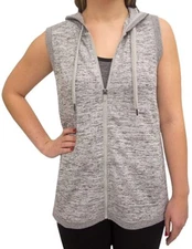 ‘ACTIVE LIFE’ WOMEN’S PERFORMANCE  FULL-ZIP HOODED VEST SIZE: MED MSRP: $78 NWT