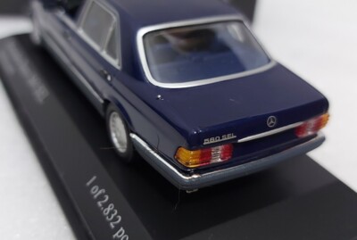 ミニカー Mercedes 560 SEL 1989-91 blue llic Mercedes-Benz 560 SEL W126 1989-1991 Blue 1:43 Minichamps