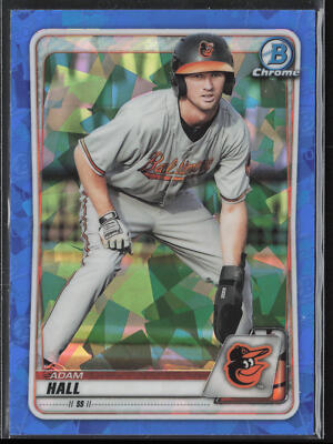 2020 Bowman Sapphire Adam Hall BCP-90 Prospects | Baltimore Orioles
