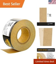 High-Performance 80 Grit Gold Longboard Sandpaper Roll with Hook & Loop Backing