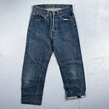 Levis 501 VTG 70s SS Redline Selvedge Jeans XX Altered Skinny Capri Act 27x25