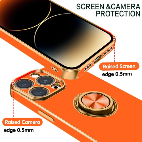 For iPhone 15 14 13 12 11 Pro Max Shockproof Kickstand Ring Rugged Case Cover - Picture 175 of 199