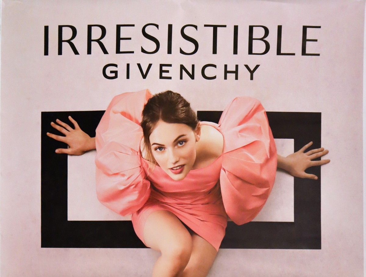 2020s French Fashion Perfume Poster Irresistible Givenchy Perfume