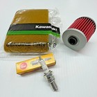 Tune up Kawasaki Bayou Spark Plug + Air Oil Filter KLF220 KLF 220 99-02, 250 -03