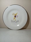 Pottery Barn Reindeer Dancer Plate Saucer Dessert Salad Holiday Christmas 8.5”