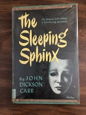 The Sleeping Sphinx:Gideon Fell Detective Mystery John Dickson Carr Ex-Library