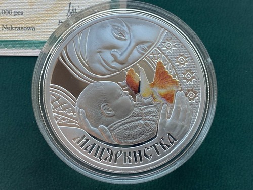 Maternity of the Slav's Traditions 20 Roubles Silver Coin Belarus 2011