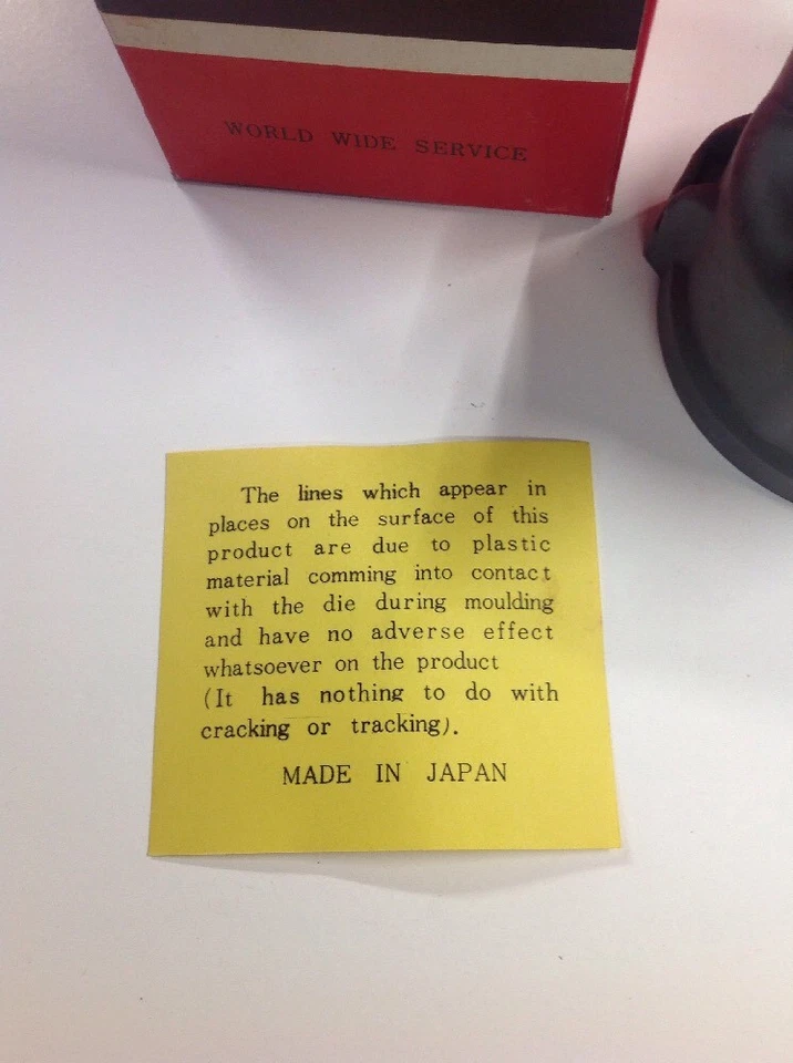 马自达 1200 1800 616 618 808 B1600 1968-73 NOS 分销商帽“日本制造” — 第 3/4 张图片