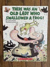 There Was an Old Lady Who Swallowed a Frog! Paperback Lucille Colandro