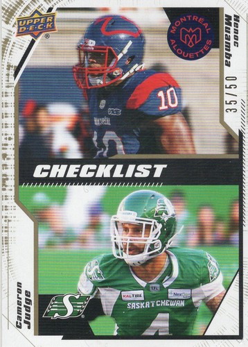 2020 UD CFL FOOTBALL "GOLD PARALLEL'S" ****YOU PICK**** - Picture 26 of 27