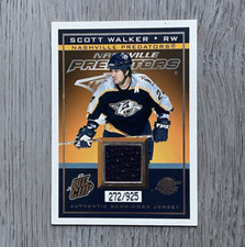 2004 NHL Pacific Quest for the Cup Jersey | Scott Walker | /925 | Predators