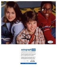 Devon Werkheiser Lindsey Daniel ‘Ned’s Declassified’ Cast Signed 8x10 Photo ACOA