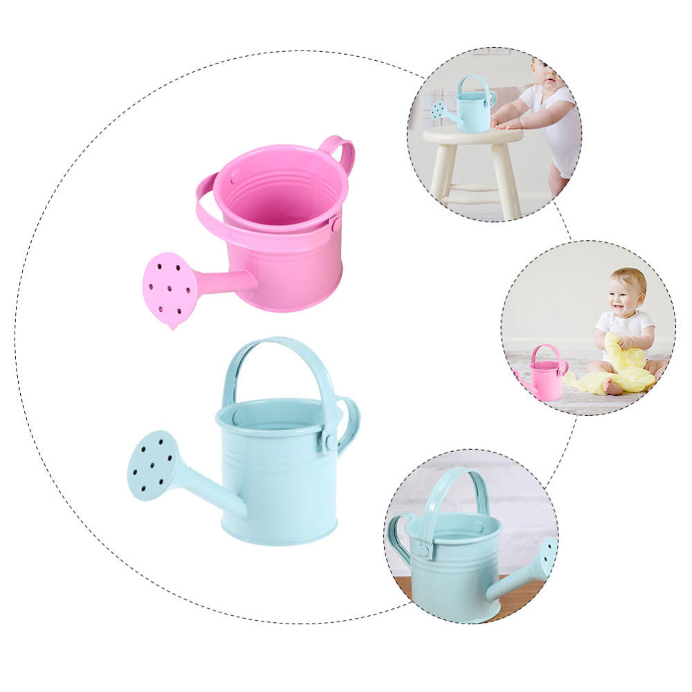 2 Pack Chicken Watering Plant Pots Outdoor Tin Can Practical eBay