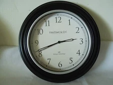 Silent 11 1/2" Quartz Wall Clock FirsTime Co. American Design Whisper Technology