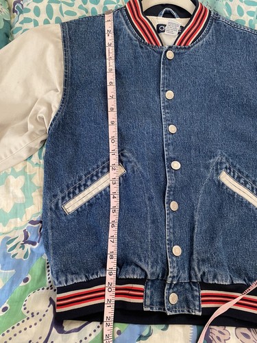 Cherkokee L(10/12) Letter Man Jean Style Jacket 100% cotton 100% Polyester - Picture 4 of 7