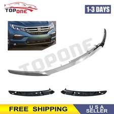 For 2016-2018 Honda Pilot 3pcs Front Grille Chrome Trim Molding Trim Buildings
