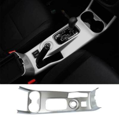 For Mitsubishi Outlander Silver Middle Console Gear Shift Panel Trim 2013-2018
