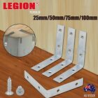 <!--F#f_0-->Corner Brackets Angle Bracket Corner Brace Joint L Shape 25/50/75/100mm 15mmWIDE<!--F/-->