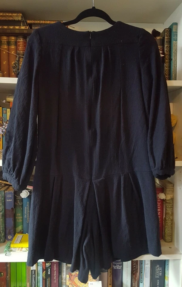 Sea New York Designer Jumpsuit Gr. 36 / S Seide Wolle Blau Navy Kurz - sehr gut! - Bild 2 von 4