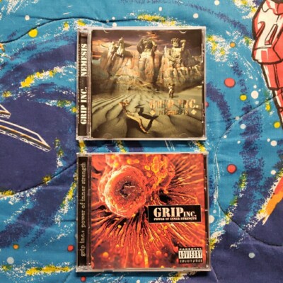 Grip Inc. Nemesis & Power of Inner Strength 2 CD lot Dave Lombardo Metal Thrash